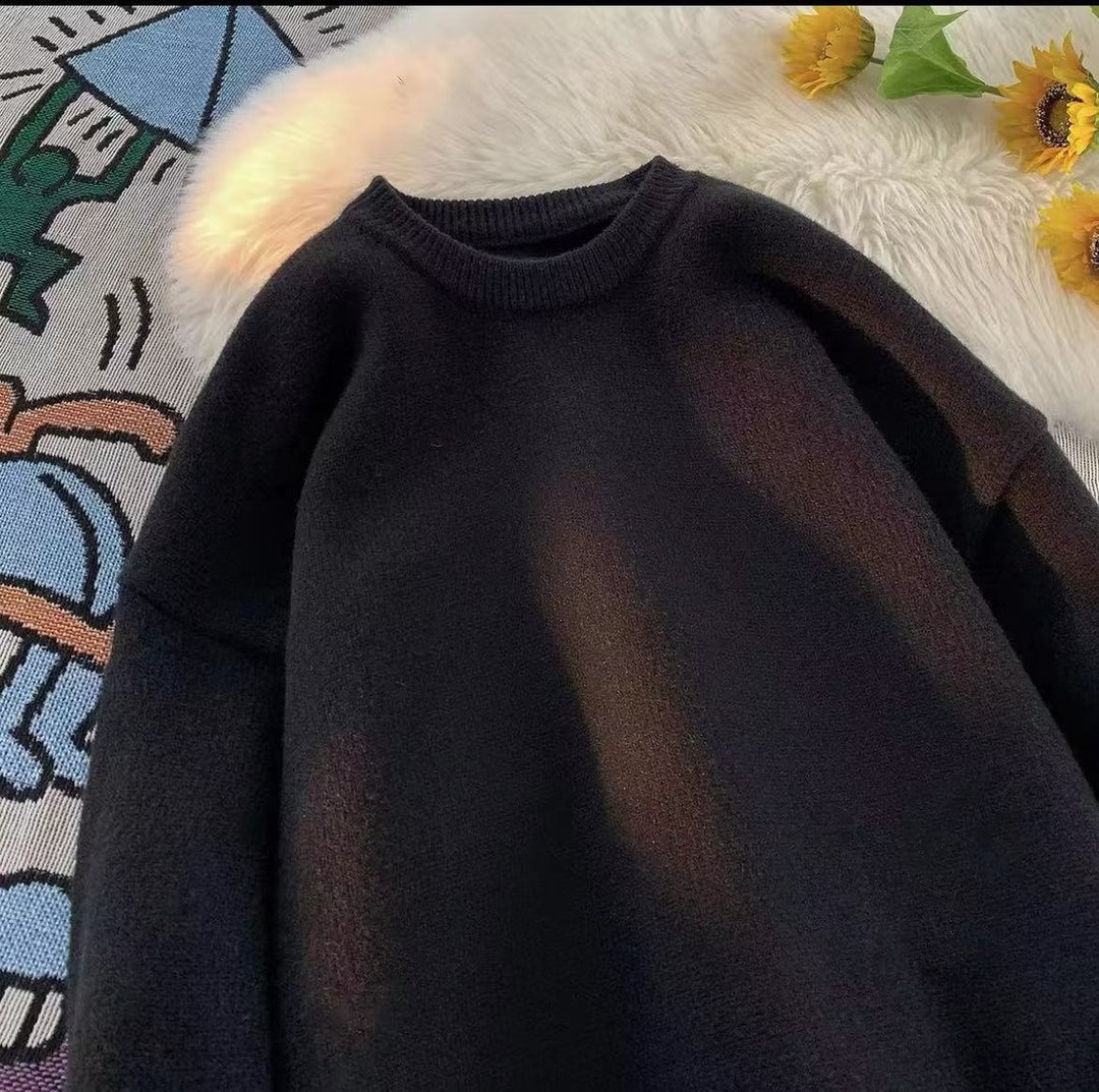 Damen Bequemer Oversized Pullover Drune