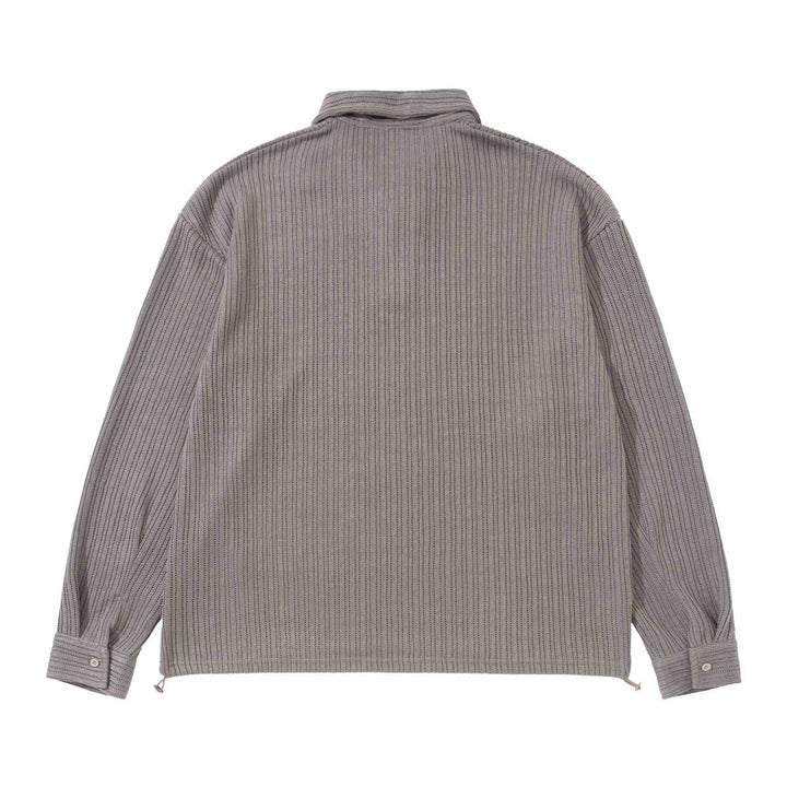 Herren Strukturiertes Poloshirt-Strickpullover mit Knopfleiste und Waffelstrick Drune