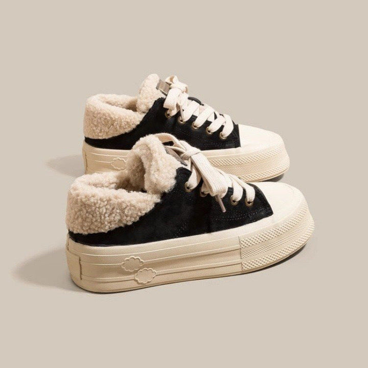 Damen Winterliche Sneaker mit kuscheligem Futter und rutschfester Sohle Drune