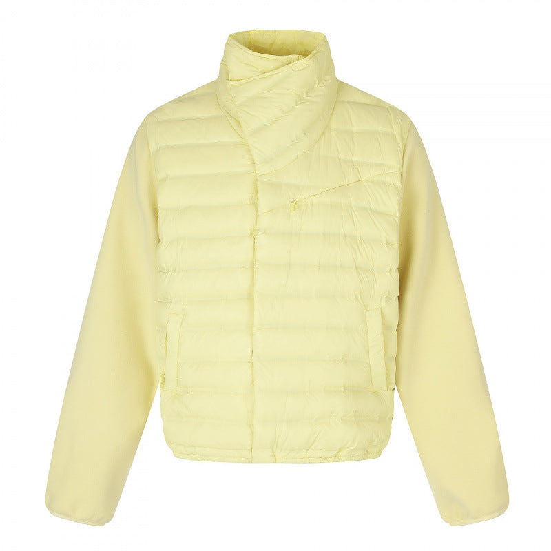 Damen Leichte Hybrid‑Steppjacke mit gesteppter Front und Fleeceärmeln Drune