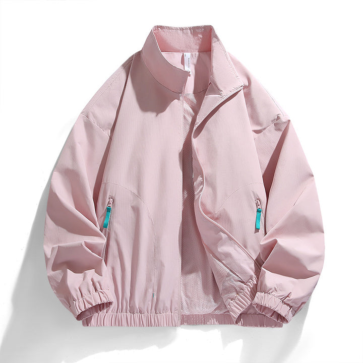 Damen Leichte Outdoorjacke mit hohem Kragen Drune