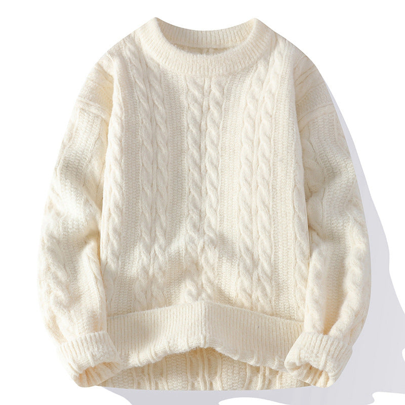 Damen Grobstrick Pullover mit Zopfmuster Drune 1787964764