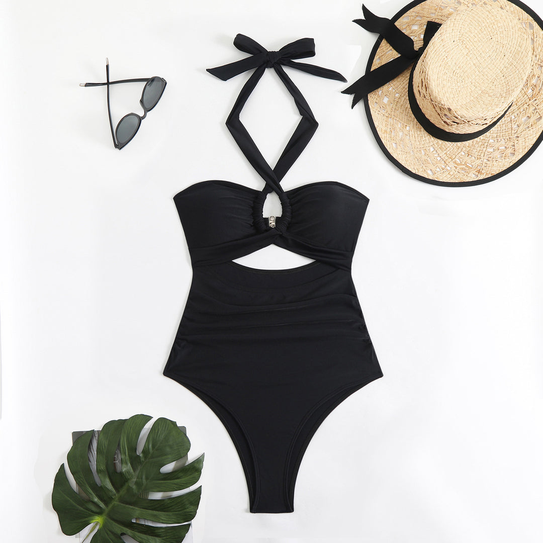 Damen Stilvolle Badeanzug mit Cut-Out Drune