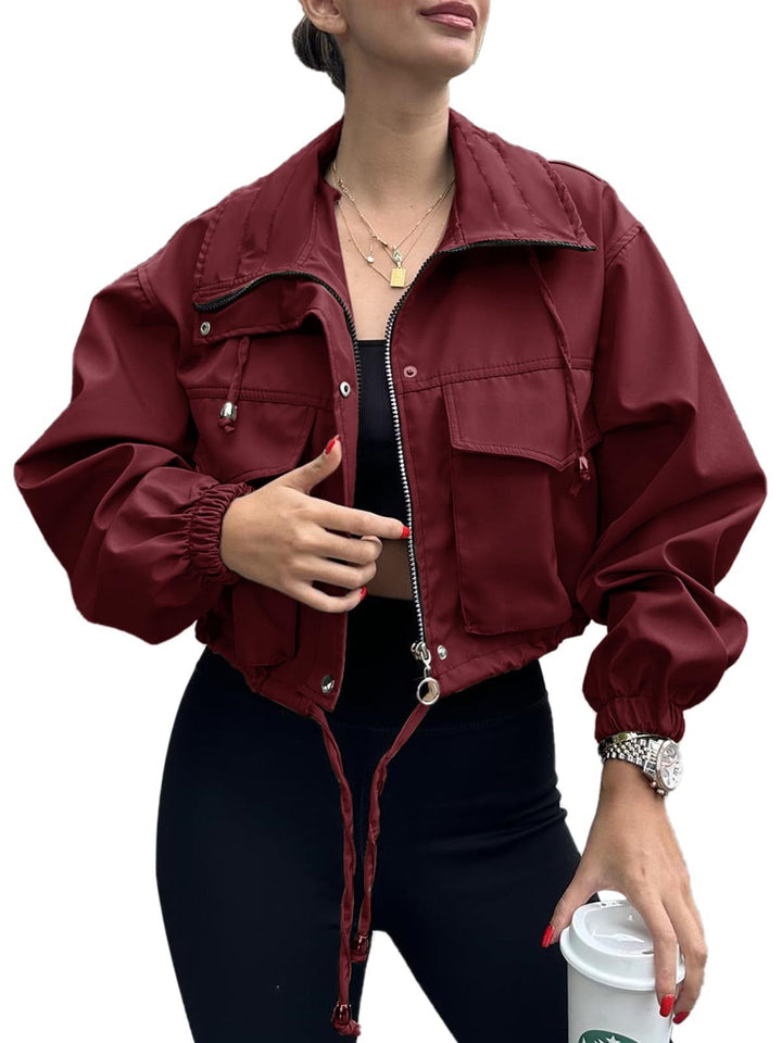 Damen Modische und sportliche Kurzjacke