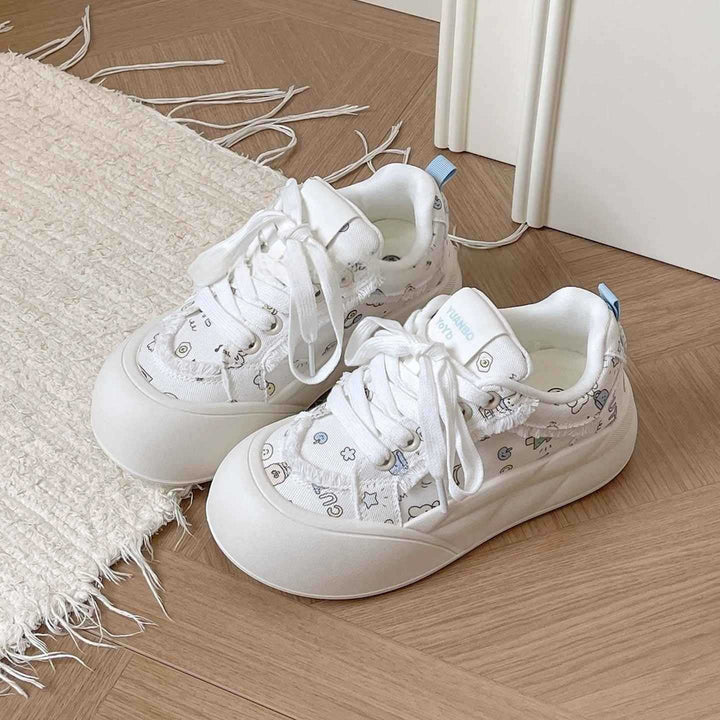 Damen Sneakers mit verspieltem Design und bequemer Dämpfung Drune