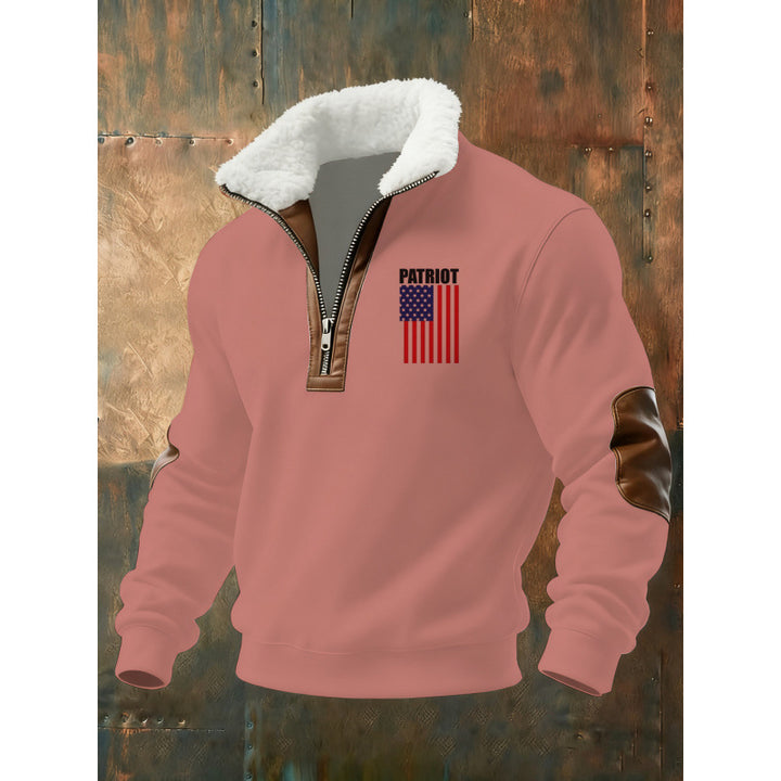 Herren Klassischer Kapuzenpullover mit Fleece-Detail Drune