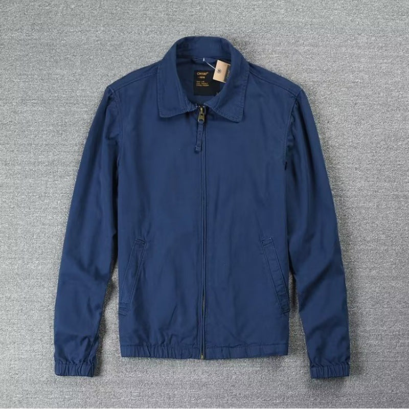 Herren Leichte Freizeitjacke mit elastischem Bund Drune