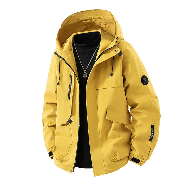 Herren Hochwertige Funktionsjacke mit Kapuze Drune