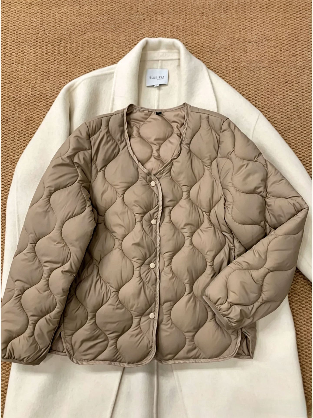 Damen Modische Daunenjacke Drune