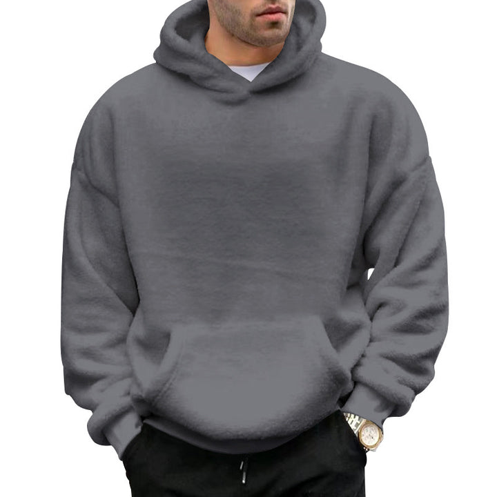Herren bequemer Oversized Kapuzenpullover Drune