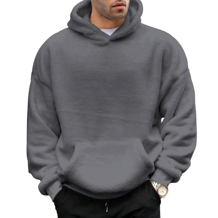 Herren bequemer Oversized Kapuzenpullover Drune