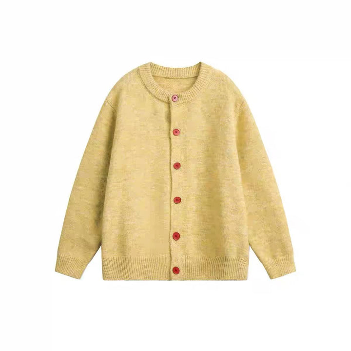 Unisex Oversized Strickjacke mit Knöpfen Drune