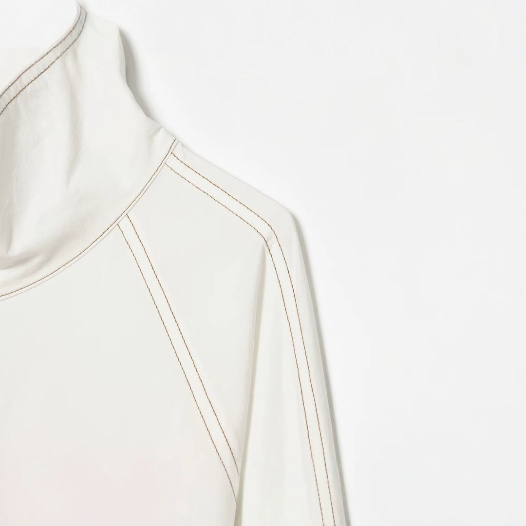Damen Utility-Übergangsjacke mit Stehkragen und Taillengürtel Drune