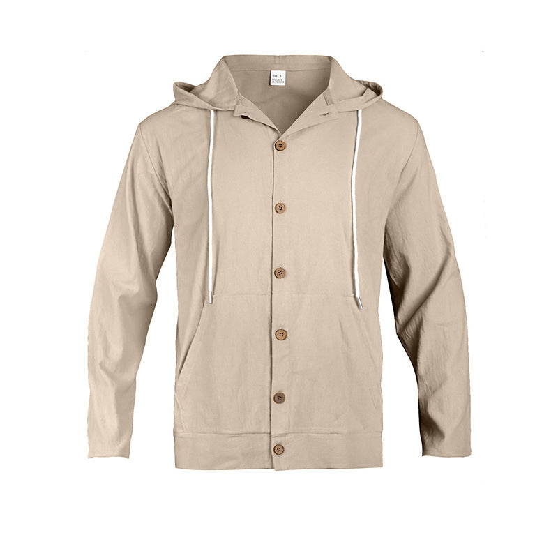Herren Leichte Kapuzenjacke mit praktischen Taschen Drune