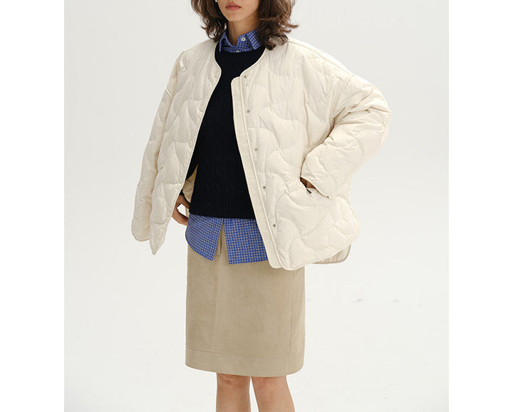 Damen Wendejacke mit hohem Kragen Drune