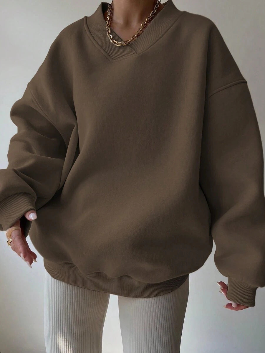 Damen Oversized Sweatshirt Drune
