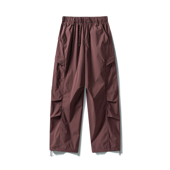 Herren Tech-Cargo-Hose aus wind- und wasserabweisendem Nylon mit elastischem Bund & Multifunktionstaschen Drune