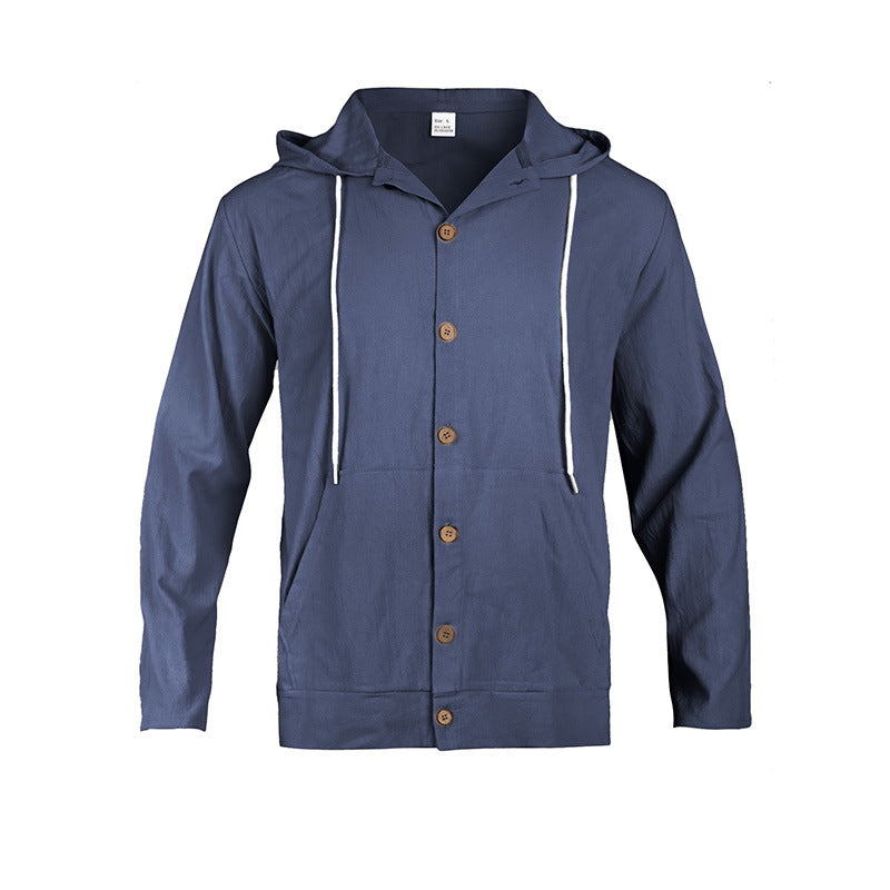 Herren Leichte Kapuzenjacke mit praktischen Taschen Drune