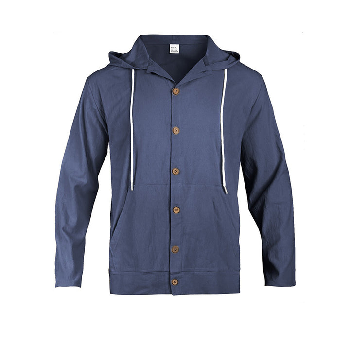 Herren Leichte Kapuzenjacke mit praktischen Taschen Drune