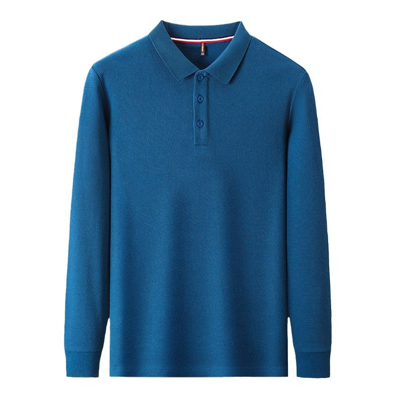 Herren Langarm-Polo mit edler Struktur und bequemer Passform Drune