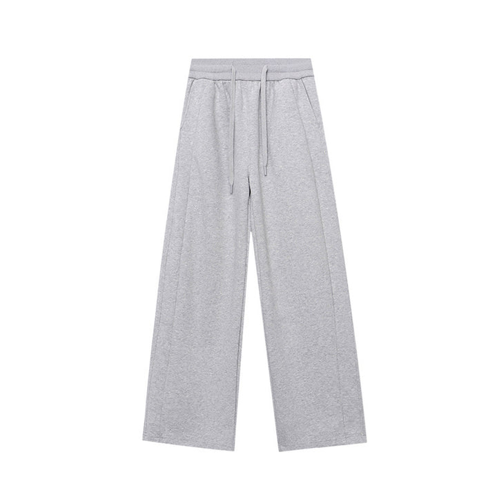 Damen lässige Sweatpants mit weitem Bein und elastischem Bund Drune