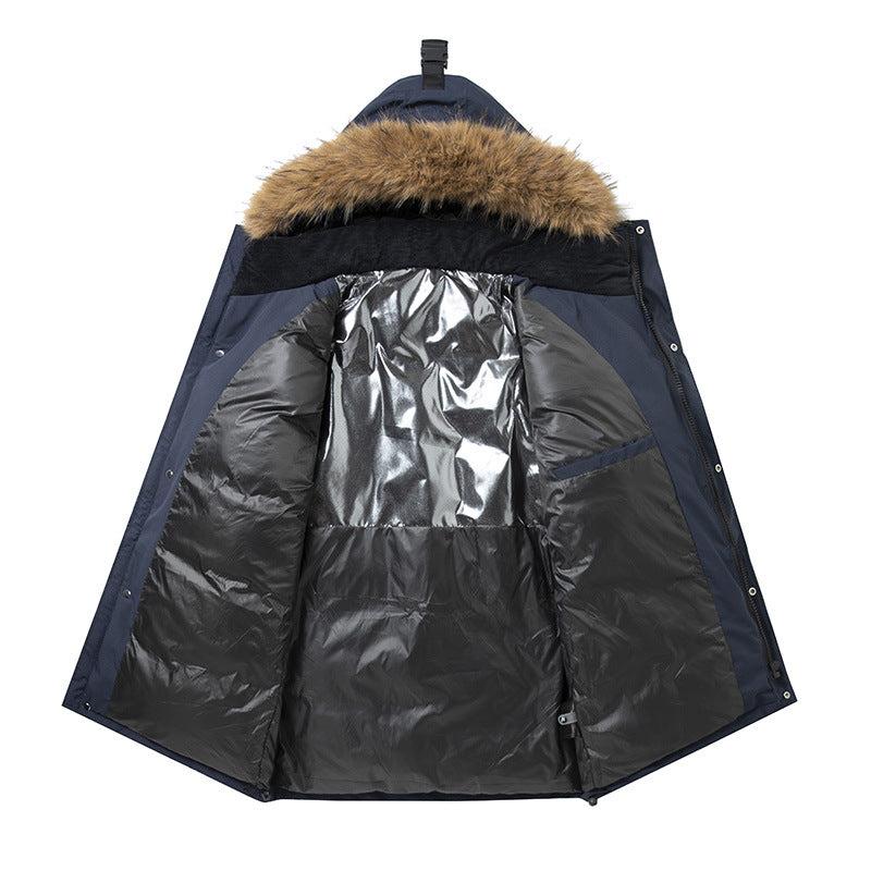 Herren  Expedition Daunen-Alternative Parka mit thermoreflektierender Innenlage und Mehrzweck-Taschenutility Drune