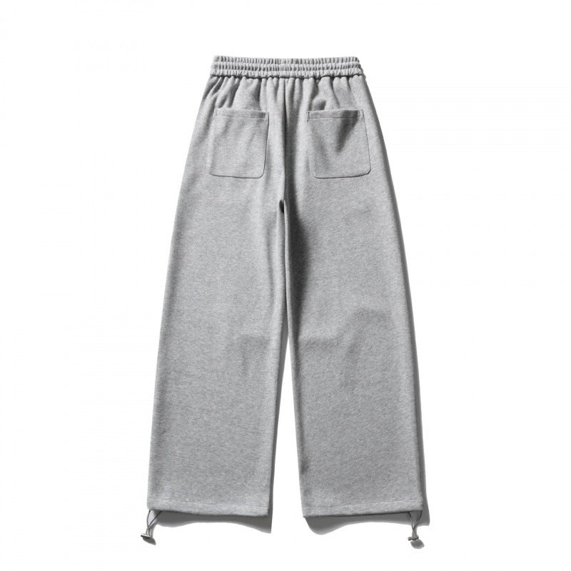 Unisex Weite Sweatpants mit Tunnelzugbund, Kordelzug und verstellbaren Beinriegeln Drune