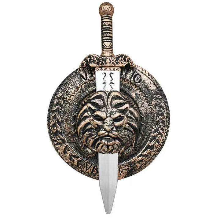 Mädchen Gladiatorinnenkostüm mit Umhang und Accessoires Drune