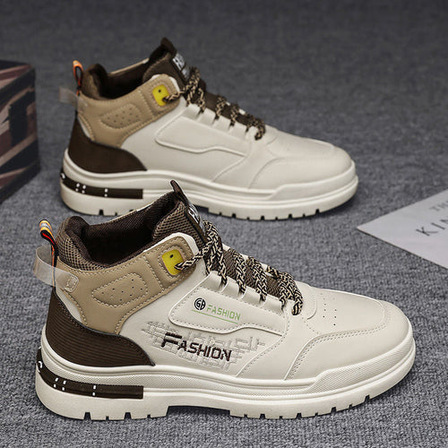Damen Sportliche High-Top Sneakers mit atmungsaktiver Konstruktion und rutschfester Sohle Drune