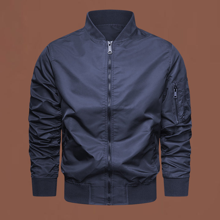 Herren Modische Bomberjacke mit praktischen Taschen Drune