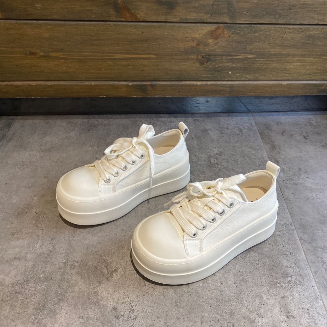Damen Plateau-Sneaker mit robuster Gummisohle und komfortabler Dämpfung Drune