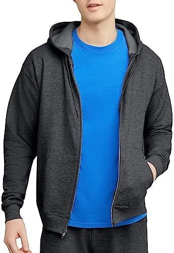 Herren sportlicher Reißverschluss-Hoodie mit seitlichen Taschen Drune