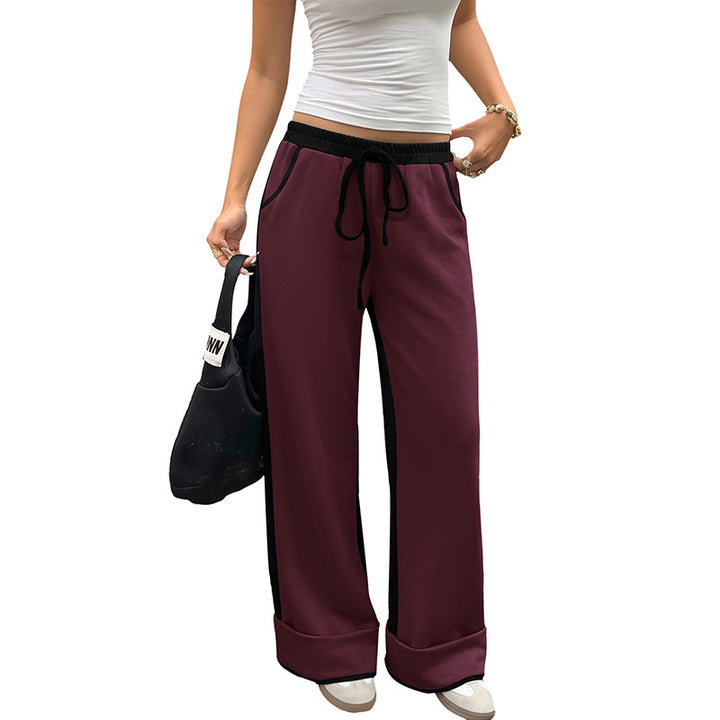Damen Unifarbene Relaxed Fit Jogginghose Drune