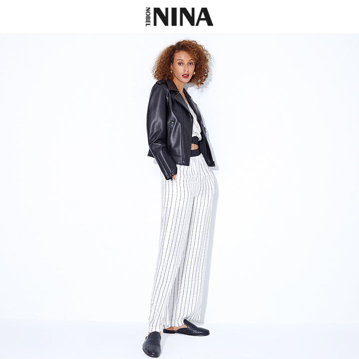 Damen Stylische Bikerjacke Drune