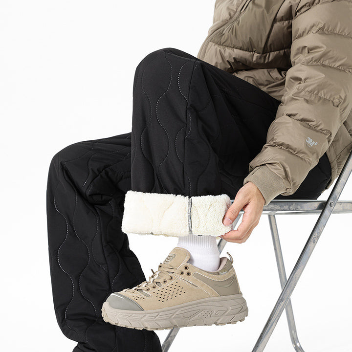 Herren Gepolsterte Freizeithose mit Fleece-Innenfutter