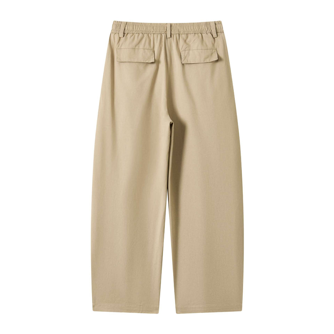 Damen weite Culotte-Hose mit elastischem Bund und Tunnelzug Drune
