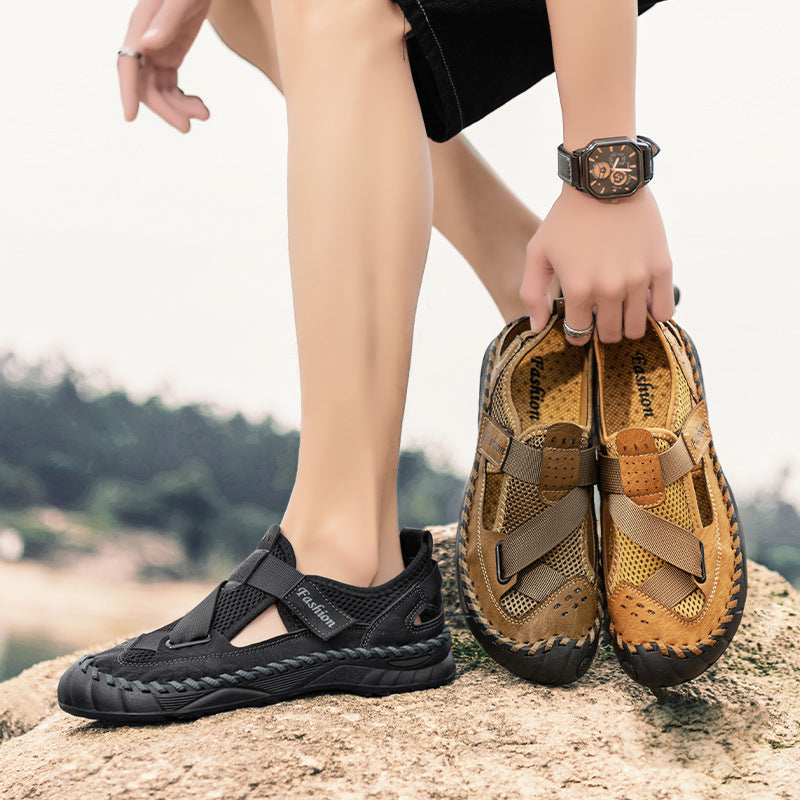 Damen Atmungsaktive Outdoor-Sandalen mit verstellbaren Riemen Drune