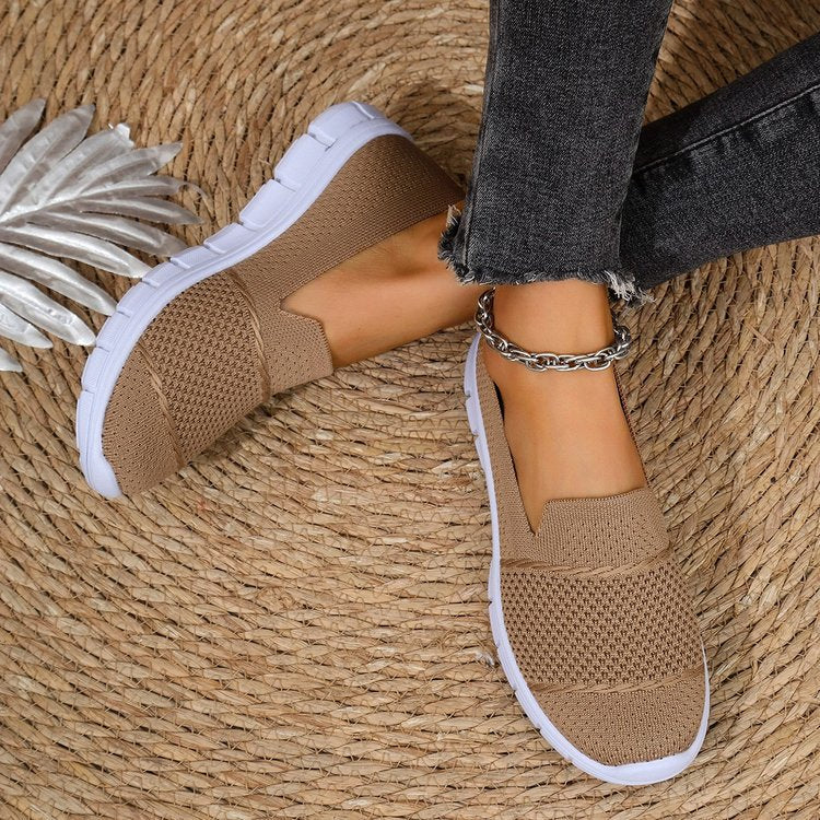 Damen Atmungsaktive Slip-On Sneakers Drune