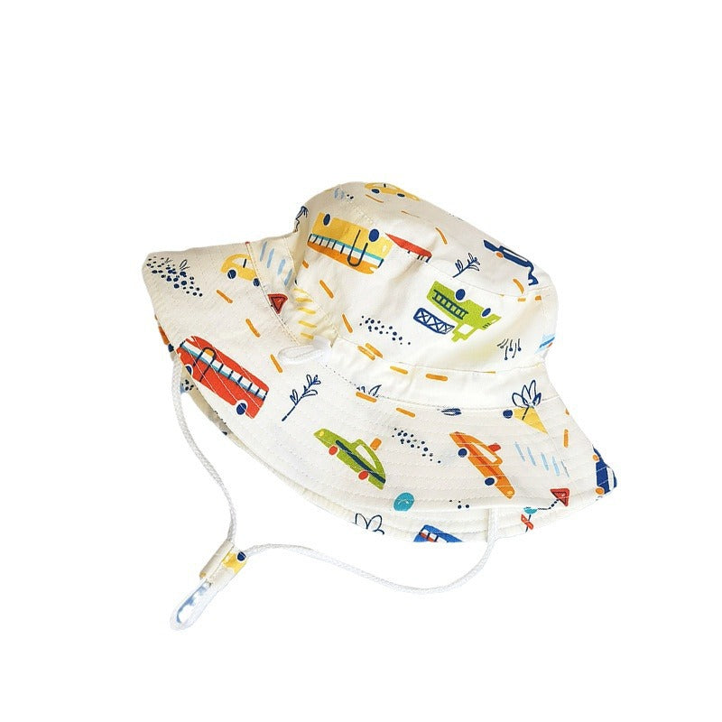 Kinder Sonnenhut mit fröhlichem Motiven Drune