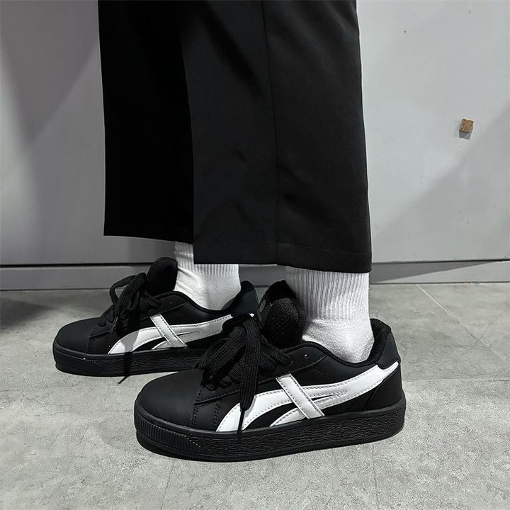 Damen Modische Sneakers mit hoher Gummisohle und atmungsaktivem Obermaterial Drune