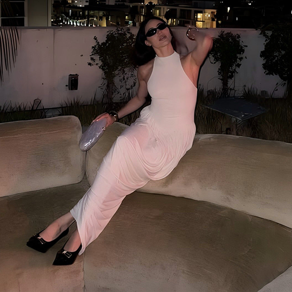 Damen Elegantes und fließendes Abendkleid Drune