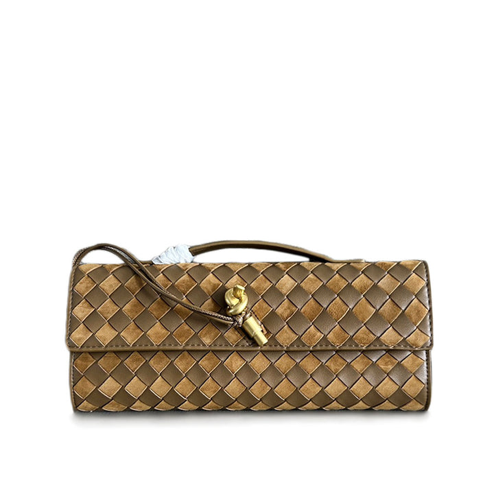 Damen Woven Leather Abendtasche Drune