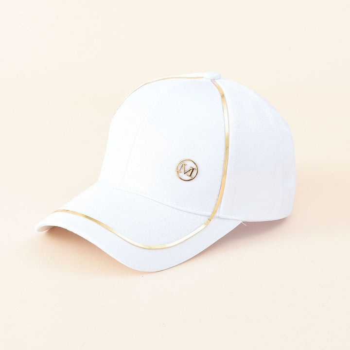 Damen Sportliche Baseballmütze mit elegantem Metallic-Akzent Drune