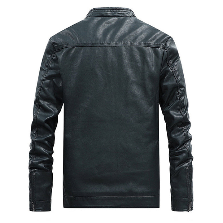 Herren Modische Übergangsjacke mit hohem Kragen Drune