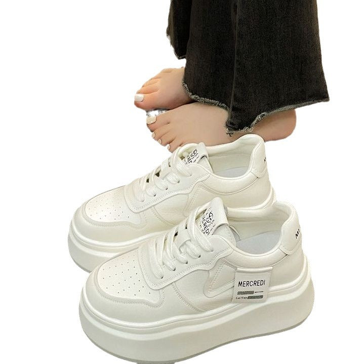 Damen Sneaker mit hohem Plateau und atmungsaktivem Obermaterial Drune