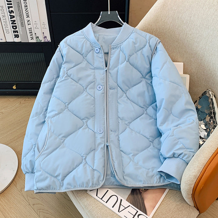 Damen Wattierte Blousonjacke mit Reißverschluss und praktischen Taschen Drune