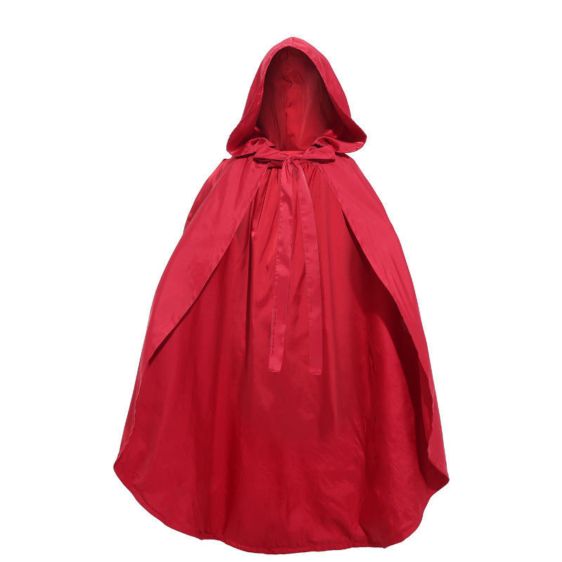 Damen nan traditionelles Bauernmädchenkleid mit Spitzenschürze und Kapuze Drune