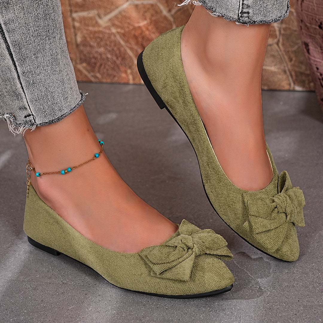 Drune | Damen Komfortable & Stilvolle Freizeitslipper Mit Schleife