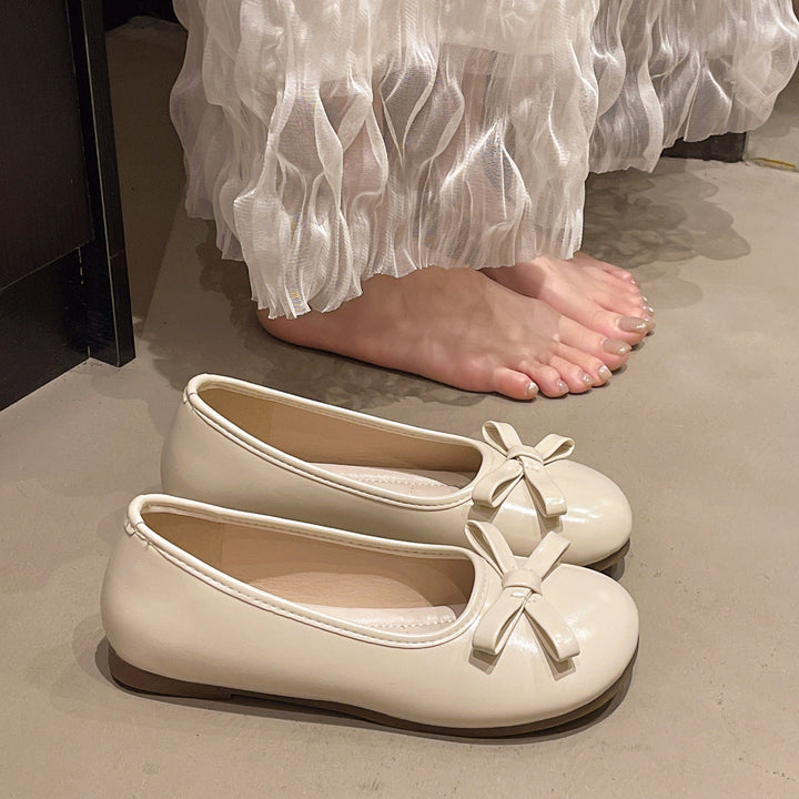 Damen Ballerinas mit verspieltem Schleifen-Design und komfortablem Innenfutter Drune