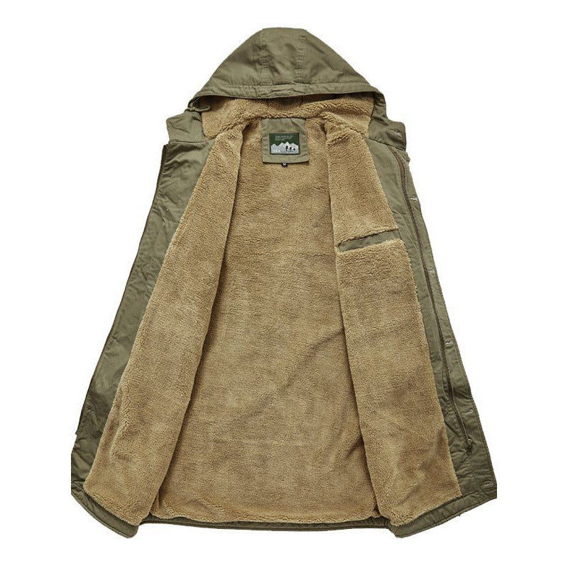 Herren Lange Parkajacke Drune